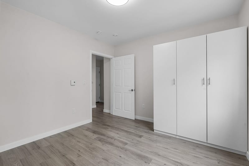 The first bedroom, from the door