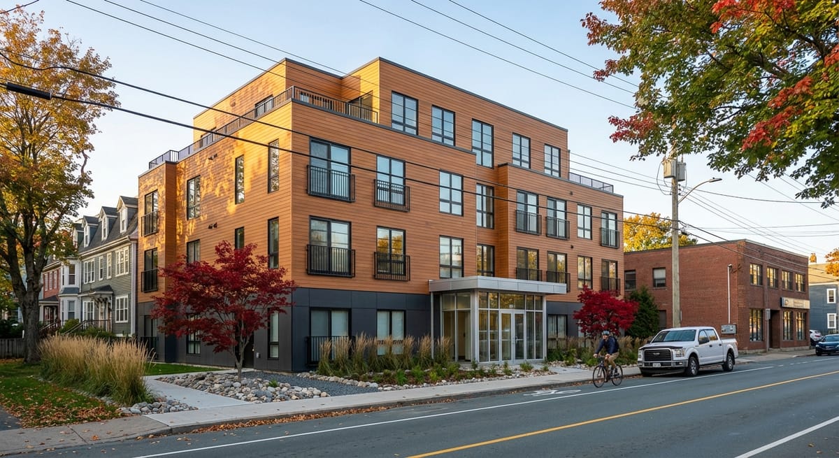 Maple Drive 10-unit apartment architectural rendering in Halifax, Nova Scotia
